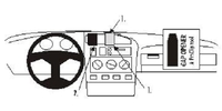 Brodit ProClip Volkswagen Golf III Variant 94-99