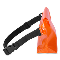 Wasserdichter Beutel / Hüfttasche aus PVC - Orange
