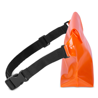 1_Wasserdichter Beutel / Hüfttasche aus PVC - Orange