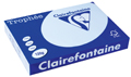 Clairefontaine Trophée Pastel, papier couleur, A3, 120 g, 250 feuilles, bleu azur