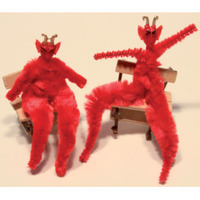 Chenille Krampus sortiert 3004