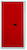 Bisley Flügeltürenschrank Universal, 4 verzinkte Fachböden, 5 OH, Korpus lichtgrau, Türen kardinalrot
