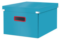 Aufbewahrungs- und Transportbox Click & Store Cosy Mittel, Karton, blau