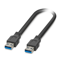 Phoenix Contact NBC-USB3.0-UAM/0.5-PVC/UAM câble USB 0,5 m USB 3.2 Gen 1 (3.1 Gen 1) USB A Noir