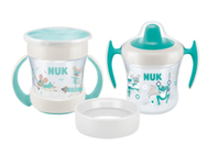 NUK Mini Cups 3 in 1 kopje Groen Verfrissende drankjes 3 stuk(s)