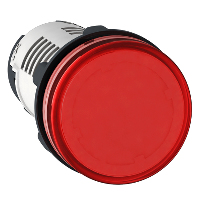 Schneider Electric XB7 jelzőlámpa 24 V Vörös