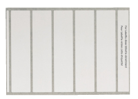 Leitz 66520001 étiquette auto-collante Rectangle aux angles arrondis Blanc