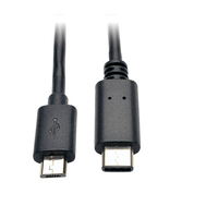 Tripp Lite U040-006-MICRO USB Micro-B to USB-C Cable - USB 2.0, (M/M), 6 ft. (1.83 m)