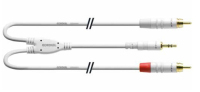 Cordial CFY 1.5 WCC-LONG-SNOW audio kabel 1,5 m 3.5mm 2 x RCA Wit