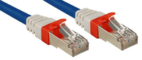 Lindy Cat.6 (A) SSTP / S/FTP PIMF Premium 0.3m hálózati kábel Kék 0,3 M