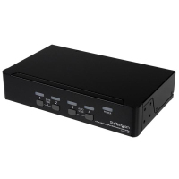StarTech.com 4 Port DisplayPort USB KVM Switch mit Audio - DisplayPort Desktop KVM Umschalter