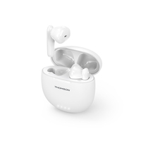 Thomson 00132650 auricular y casco Auriculares True Wireless Stereo (TWS) Dentro de oído Llamadas/Música Bluetooth Blanco