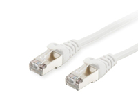 Equip Cat.6A S/FTP Patch Cable, 7.5m, White