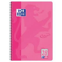 Oxford 400086496 Notizbuch A4+ 80 Blätter Pink