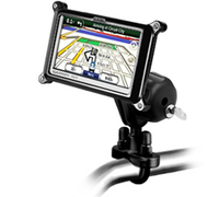 RAM Mounts Handlebar U-Bolt Mount with Locking Case for Garmin nuvi + More