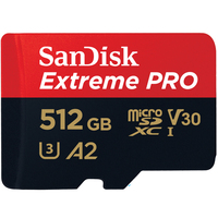 SanDisk Extreme Pro 512 GB MicroSD UHS-I Klasse 10