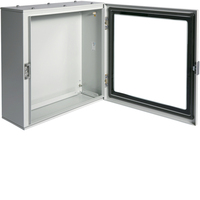 Hager orion+ Obudowa stalowa 500x500x200mm, IP65, drzwi transparentne