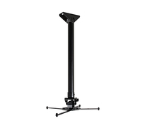 B-Tech SYSTEM 2 - Extra-Large Projector Ceiling Mount with Micro-adjustment - 1m Ø50mm Pole