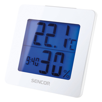 Sencor SWS 1500 W thermomètre environnement Thermomètre électrique Intérieure Blanc