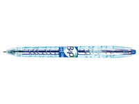 Pilot B2P Gel Anklippbarer versenkbarer Stift Blau