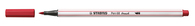 STABILO Pen 68 brush filctoll Közepes Vörös 1 dB