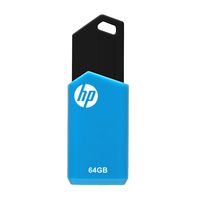 PNY v150w pamięć USB 64 GB USB Typu-A 2.0 Czarny, Niebieski