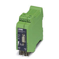 Phoenix Contact 2708261 seriële converter/repeater/isolator Zwart, Groen
