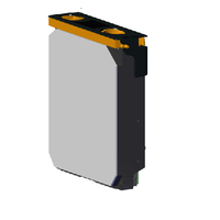 Western Digital 1EX1009 contenitore di unità di archiviazione Custodia per Disco Rigido (HDD) Nero, Grigio, Arancione 3.5"