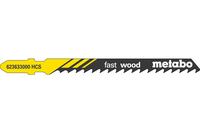 Metabo 5 lames de scie sauteuse « fast wood » 74/ 4,0 mm (623633000)