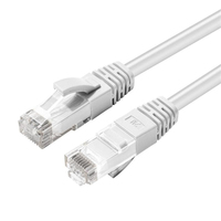 Microconnect MC-UTP6A03W networking cable White 3 m Cat6a U/UTP (UTP)