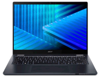 Acer TravelMate TMP414RN-55-TCO-5825 Intel Core Ultra 5 225U Hybrid (2-in-1) 35,6 cm (14") Touchscreen WUXGA 16 GB DDR5-SDRAM 512 GB SSD Wi-Fi 7 (802.11be) Windows 11 Pro Blau