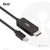 CLUB3D CAC-1187 adapter kablowy 1,8 m Mini DisplayPort HDMI Czarny