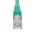StarTech.com 1m CAT6a Ethernet Cable - Aqua - Low Smoke Zero Halogen (LSZH) - 10GbE 500MHz 100W PoE++ Snagless RJ-45 w/Strain Reliefs S/FTP Network Patch Cord