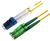 Microconnect FIB4720015 InfiniBand/fibre optic cable 1,5 m LC E-2000 (LSH) OS2 Geel