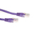 ACT CAT6A UTP 10m cable de red Púrpura U/UTP (UTP)