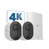 Arlo Ultra 2 Outdoor Security Camera, 2-pack white