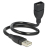 DeLOCK 35cm USB 2.0 USB-kabel 0,35 m USB A Zwart