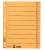 Leitz 16580015 lengüeta de índice Separador numérico con pestaña Cartón Amarillo