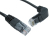 Cables Direct Rj-45/Rj-45 1m Cat5e networking cable Black U/UTP (UTP)