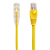 Black Box C6PC28-YL-01 networking cable Yellow 0.3 m Cat6 U/UTP (UTP)