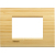 bticino LNA4803LBA Wandplatte/Schalterabdeckung Holz