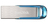 SanDisk Ultra Flair USB flash meghajtó 128 GB USB A típus 3.2 Gen 1 (3.1 Gen 1) Kék, Ezüst