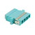 LogiLink FA04LC3 adaptador de fibra óptica LC/LC Color aguamarina 1 pieza(s)