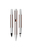 Pelikan Pura P40 stylo-plume Système de remplissage cartouche Moka, Argent 1 pièce(s)