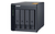 QNAP TL-D400S HDD/SSD enclosure Black 2.5/3.5"