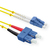 ROLINE 21.15.8793 InfiniBand/fibre optic cable 3 m 2x SC 2x LC OS2 Geel