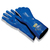 Uvex 60271 Fabrik-Handschuhe Blau Nitril, Baumwolle