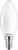 Philips Filament-Kerzenlampe, B35 E14, Milchglas, 40 W