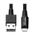 Tripp Lite M100-001-GY-MAX Hochleistungsfähiges USB-A auf Lightning Sync-/Ladekabel, UHMWPE und Aramidfasern, MFi-zertifiziert – 0,31 m