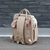 LIINI 0616663435853 Windeltasche Rucksack Beige Recyceltes Polyethylenterephthalat (rPET)